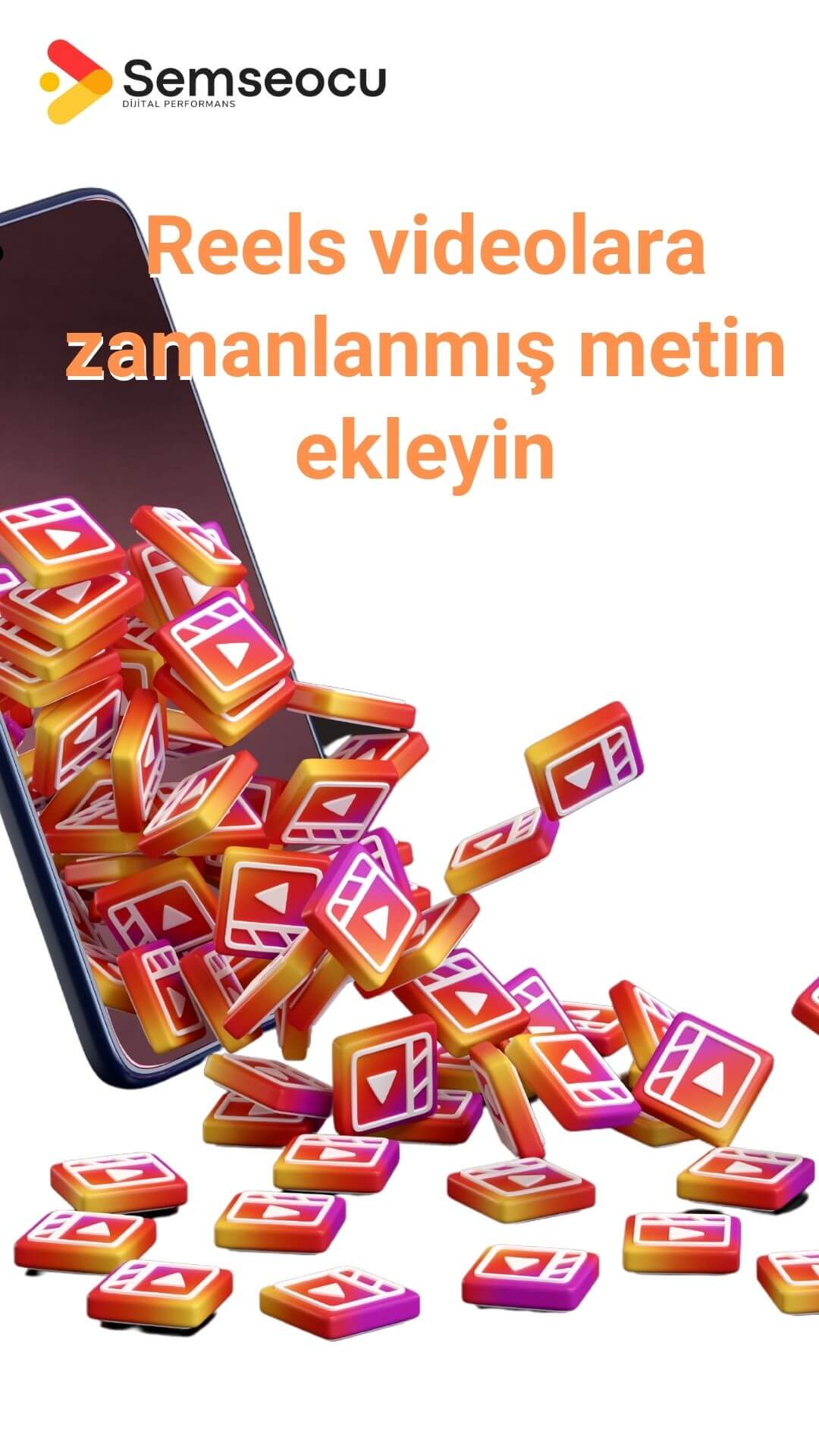 Reels videolara zamanlanmış metin ekleyin